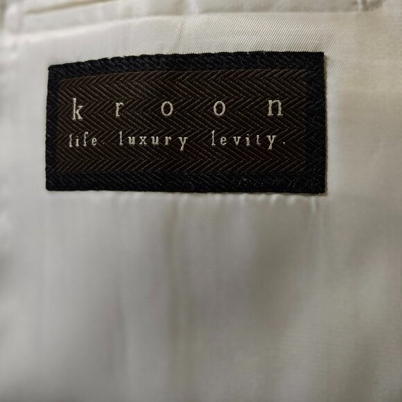 Kroon NWT 40R Men's Beige Linen Sport Coat with Notch Lapel and Textured Fabric - Picture 10 of 10